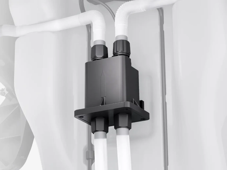 Módulo de distribución de energía y cableado estanco del Agras T55.